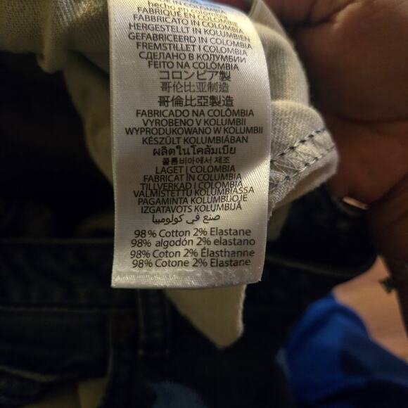 Michael Kors Izzy Skinny Raw Hem Jeans Size 12 Blue - Picture 4 of 11